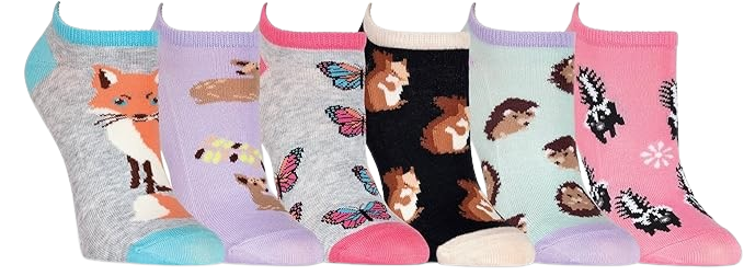Women's Fun Food & Drink Low Cut Socks