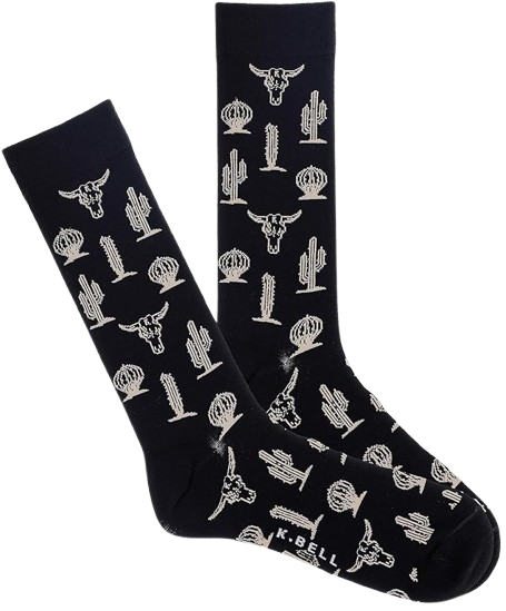 Men's Fun Patterns & Designs Novelty Crew Socks 