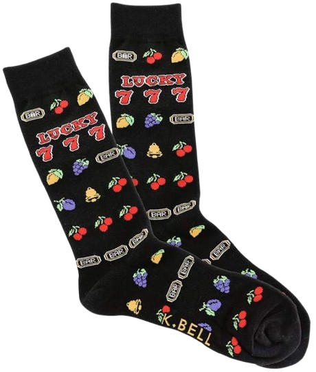 Mens Fun Gamer Crew Socks - 1 Pairs
